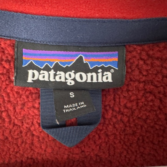 Patagonia Better Sweater 1/4-zip fleece red pullover - Picture 5 of 9